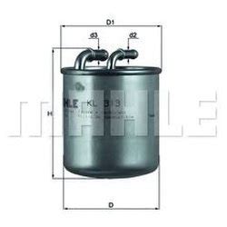 KL 313 Knecht/Mahle Фильтр топливный для Chrysler 300C; Jeep Commander ...