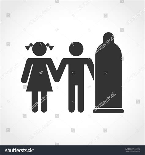 Male Female Sex Love Condom Vector Stock Vector Royalty Free 171660572 Shutterstock