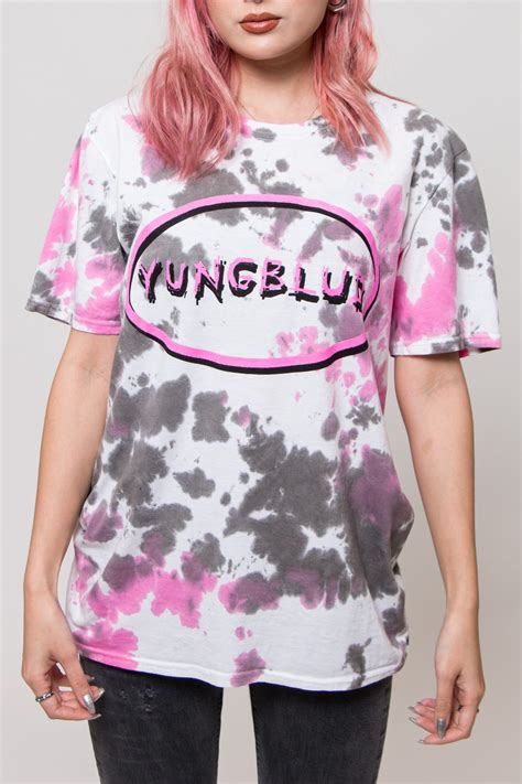 Yungblud Scratch Oval Dip Dye T Shirt Paradiso Clothing