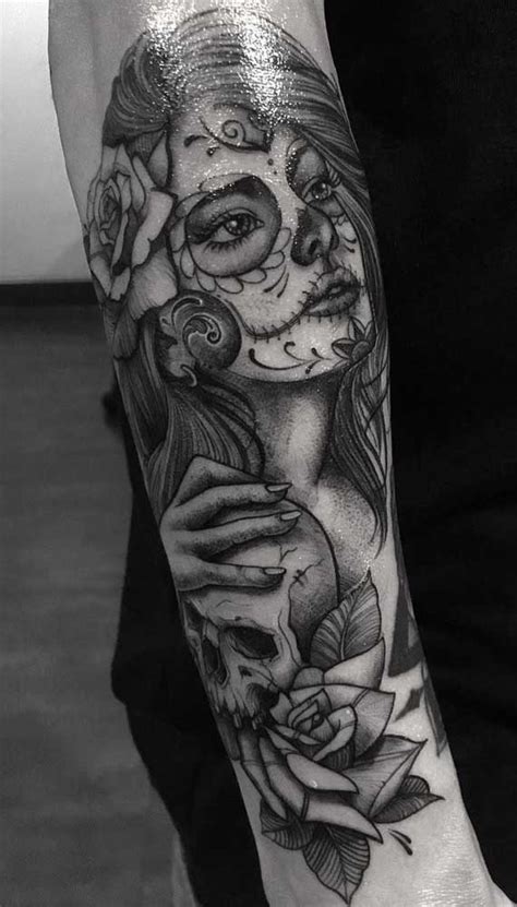 Tatuagem Catrina Origem Significado Estilos E Fotos Inspiradoras