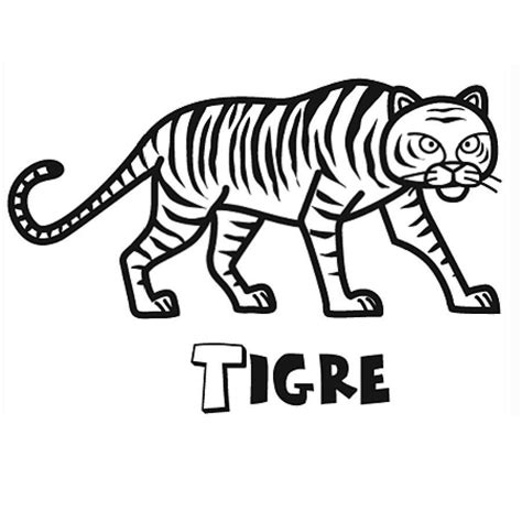 Dibujos De Tigres Para Colorear