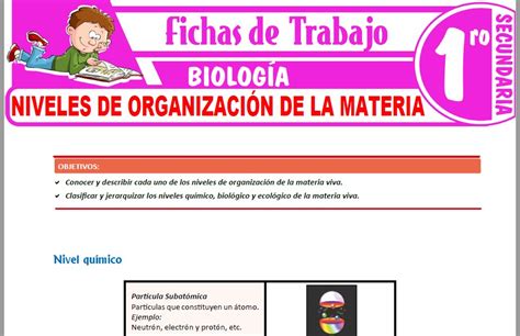 Ecosistema Para Primero De Secundaria Fichas De Trabajo