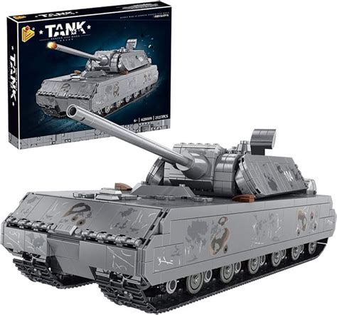 YDDY Techinik Panzer WW2 Panzer VIII Maus Panzer Klemmbaustein Bausatz