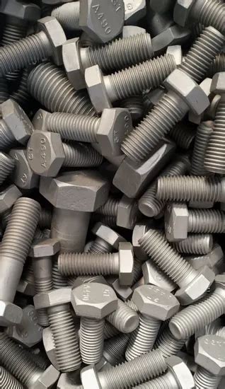 Din Full Threaded Hex Bolt Galvanized A M S Heavy A Dacromet