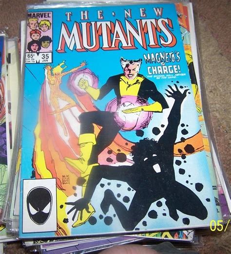 New Mutants Comic 35 1986 Marvel X Men Magneto Comic Books Copper