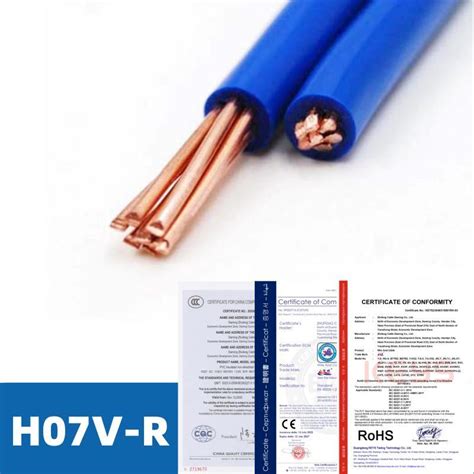 Pvc Insulated Electric Wire H V R V Awg Single