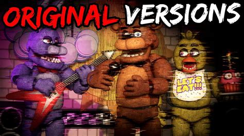 Top 10 Scary Fnaf Alternate Versions Of The Original Cast Youtube