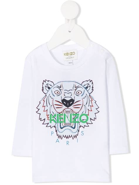 Kenzo Kids Tiger Print T Shirt Farfetch