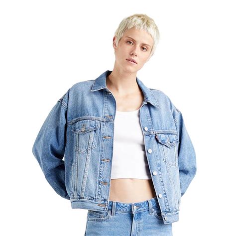 Levis Levi S 90S Trucker Soft As Butter Mid Denim Jaket Fesyen Wanita