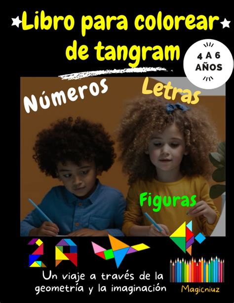 Buy LIBRO PARA COLOREAR DE TANGRAM PARA NIÑOS LIBRO PARA COLOREAR DE