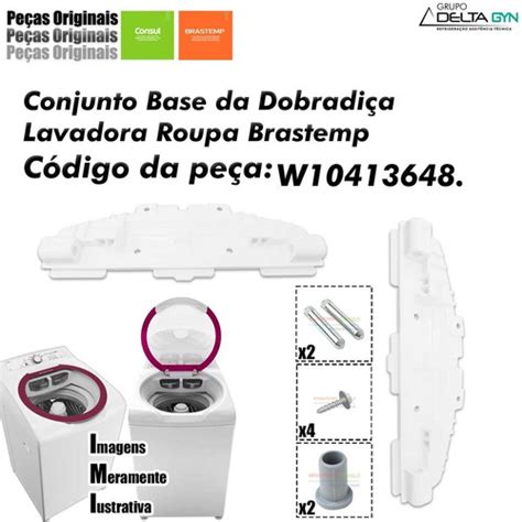 Tampa Móvel Dobradiça Brastemp Ative Bwg h 11kg W10512610