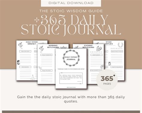 Daily Stoic Gifts Daily Stoic Journal Stoic Planner Stoic Digital