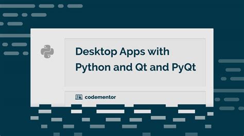 Building Desktop Apps With Python Qt And Pyqt