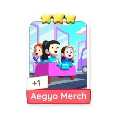 Aegyo Merch Mogo Stickers Monopoly Go Stickers