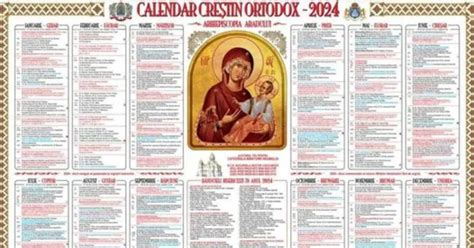 S Rb Toarea Pa Telui N O Privire Asupra Calendarului Ortodox I