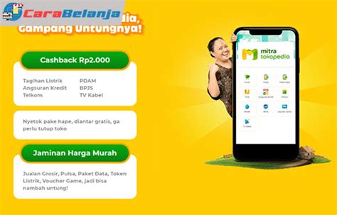 Cara Daftar Mitra Tokopedia Syarat Biaya Keuntungan