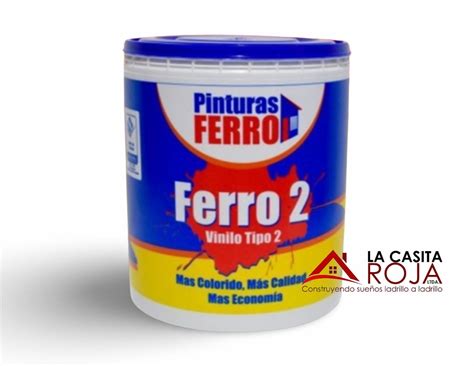 Vinilo Ferro Tipo Blanco Galon Ferreter A La Casita Roja