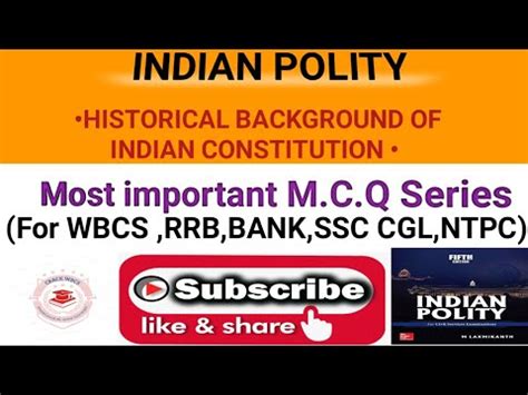 Indian Polity Historical Background Of Indian Constitution YouTube