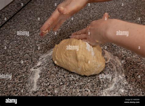 Woman Hand Hands Dough Knead Leavened Dough Food Aliment Hand Hands