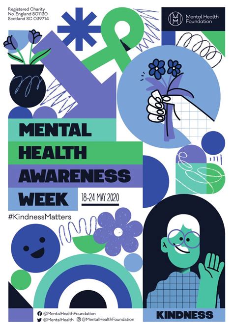 Mental Health Awareness Week | Graphic design posters, Graphic design fun, Book design