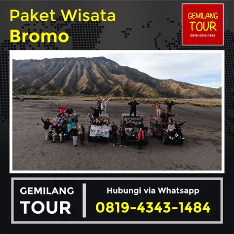 Paket Gunung Bromo Hub Tiket Voucher Objek