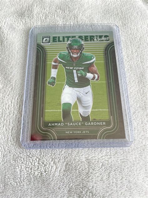 Panini Donruss Optic Ahmad Sauce Gardner Elite Series Rookies