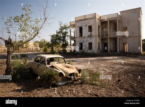 Faded Glory And Crumbling Ruins Of The Port City Of Massawa In Eritrea S Red Sea Region Stock