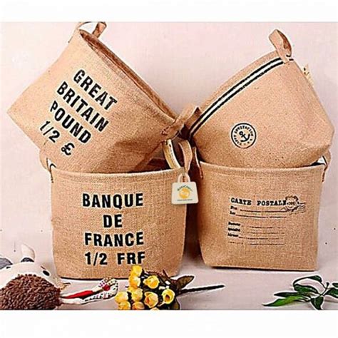 Jute Laundry Basket 002 Bags Factory Company