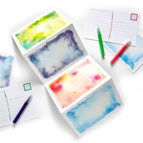 Imagination Watercolor Postcards Unique Decor And Ts Total Choice Shipping And Printing