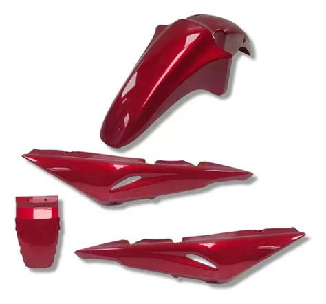 Rabeta E Paralama Diant Cg Titan Sport Vermelho