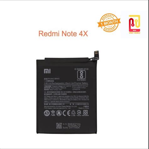 ORIGINAL Redmi Note 4 4X Battery Bateri BN43 4100 MAh Shopee Malaysia