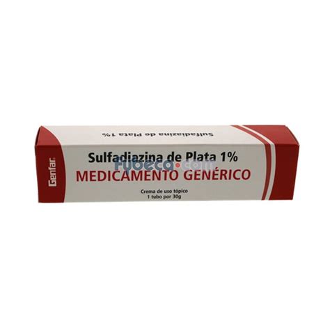 Sulfadiazina De Plata 1 Genfar 30 G Tubo Fybeca