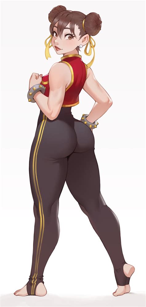 Rule 34 1girls Ass Big Ass Black Hair Brown Eyes Capcom Cheshirrr Chun Li Female Female Only