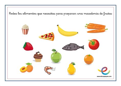 Excelentes Actividades Para Trabajar Sobre La Alimentación Eac