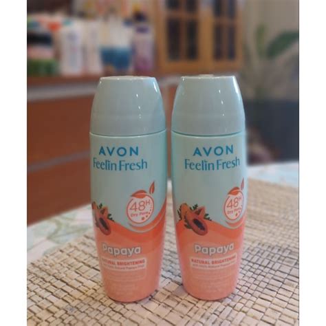 Avon Feelin Fresh Papaya Natural Brightening Deodorant Ml Ml