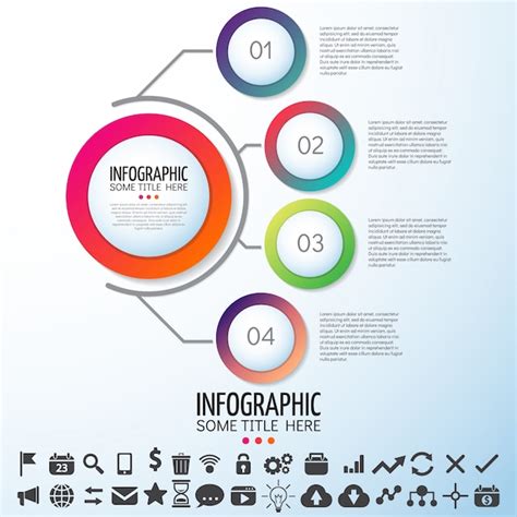 Premium Vector Infographics Template Design