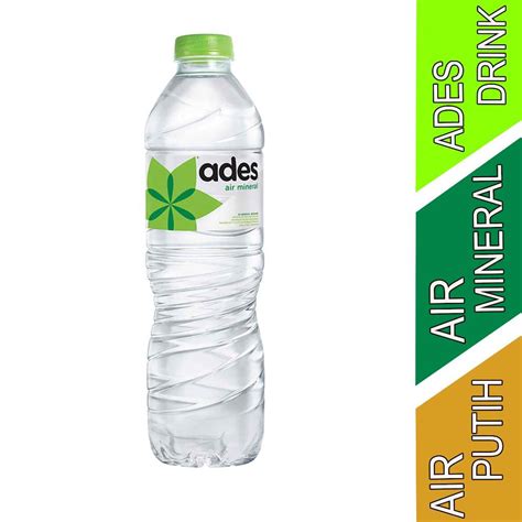 Jual Minuman Kemasan Botol Ades Air Mineral Air Putih 600ml Shopee Indonesia