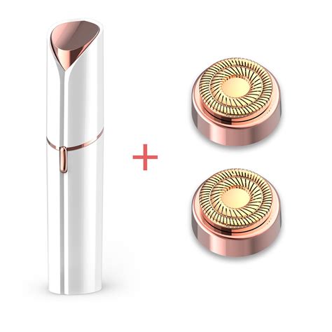 Facial Hair Remover For Women Rechargeable 1 X Replacement Heads Included Ladies Face Shaver