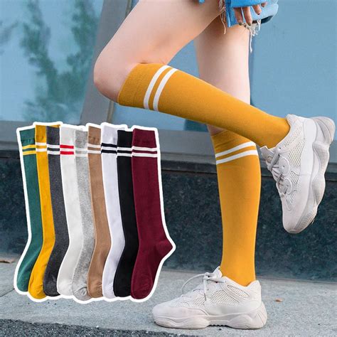 Sexy Socks Striped Long Socks Women Stockings Warm Thigh High Stockings Ladies Girls New Fashion