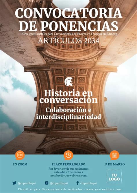 Pósters de Convocatoria de Artículos para editar