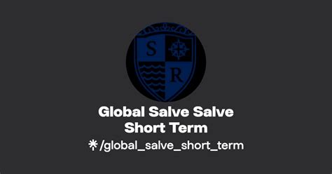 Global Salve Short Term | Instagram | Linktree