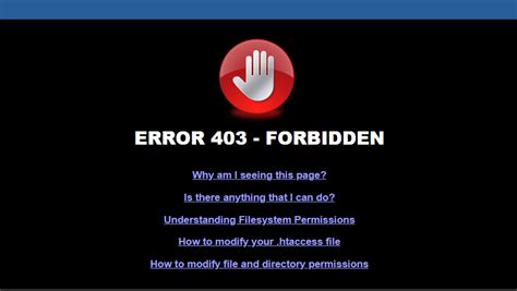 Resolver O Erro 403 Forbidden Ou No Permission To Access