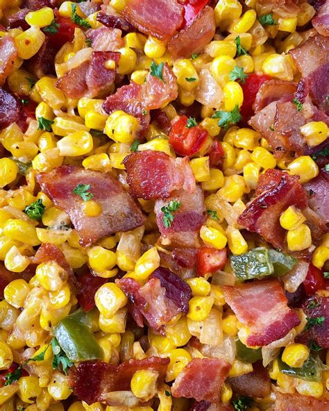 Bacon Corn Maque Choux Blackpeoplesrecipes