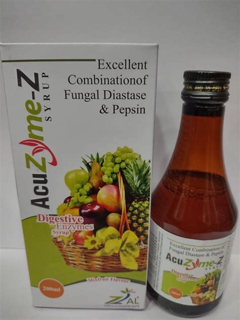 Acuzyme Z Mix Fruit Digestive Enzymes Syrup Ml Prescription At Rs