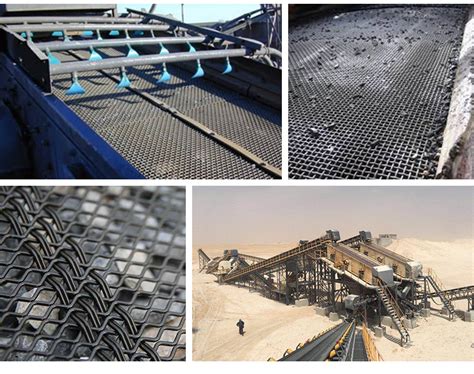 Heavy Duty Mining Screen Mesh Vibration Sieve Mesh With Hook Mn