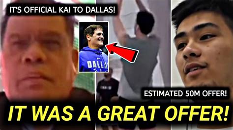 JUST IN KAI SOTTO Break His Silence Estimated 50MILLION DALLAS