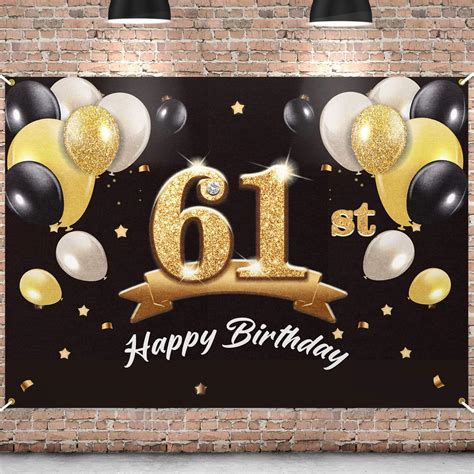 Amazon Pakboom Happy St Birthday Banner Backdrop Birthday