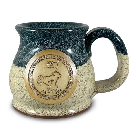 Jamestown Rediscovery Stoneware Potbelly Mug Historic Jamestowne