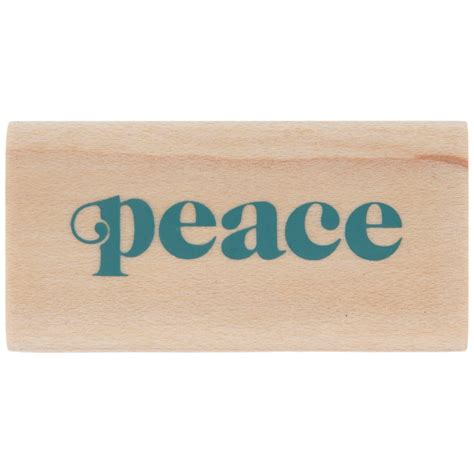 Peace Rubber Stamp Hobby Lobby