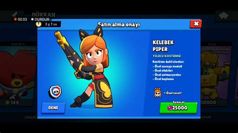 Brawl Stars Kelebek Piper Youtube